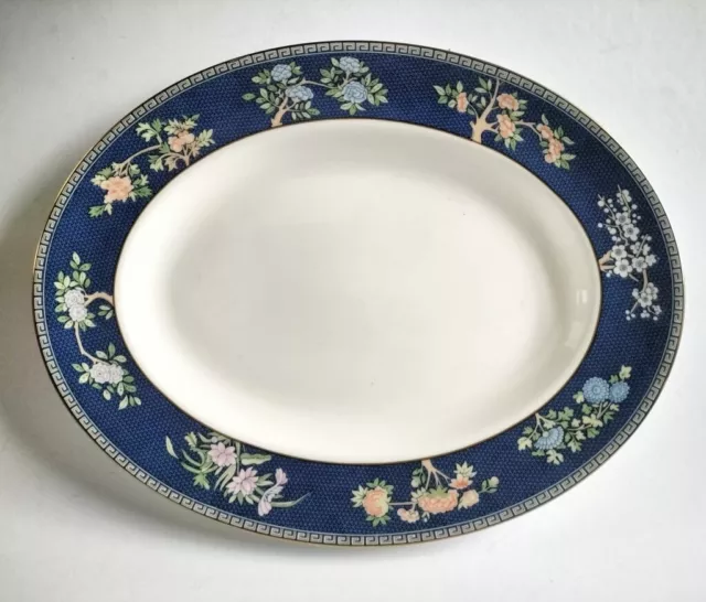 Wedgwood Blue Siam Serving Plate / Platter - 14 Inch