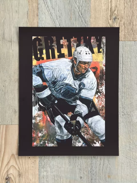 Stephen Holland Lithograph Print Wayne Gretzky Lithograph 11x14