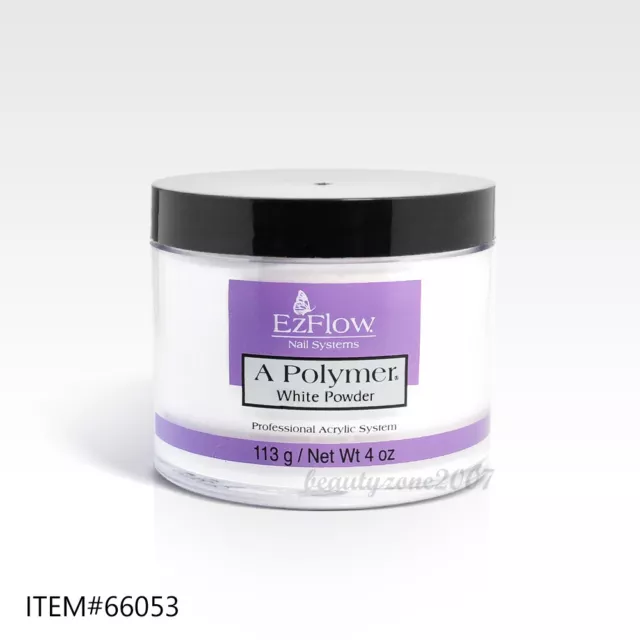 EzFlow Professional Acrylic Powder - White 4oz #66053