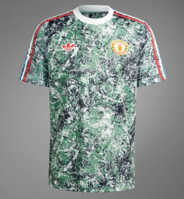 Manchester United Adidas Originals Stone Roses Icon Jersey Top - XL - In Hand ✅