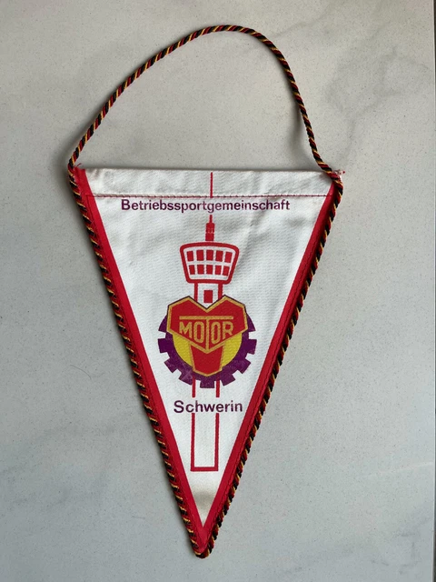 Fanion Rare BSG Einheit Wernigerode – Fußball DDR Liga – Vintage Allemagne Est