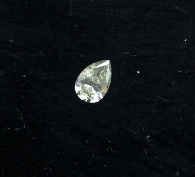 CHIC 0.18 Carats Certifié Poire Coupe 4 X 2 MM Chic Couleur Desseré Naturel Diamant 