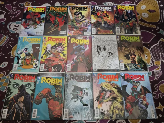 DC Robin Son of Batman #1-13 Several Variants (15 Comic Lot)