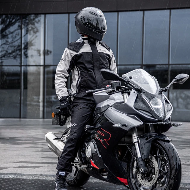 SULAITE impermeabile traspirante tuta antipioggia per motociclismo (XL) -de