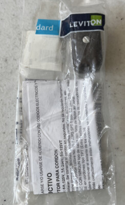 Leviton R50-423-3K Miniature Feed-Thru Cord Switch