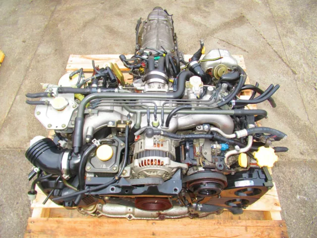 JDM SUBARU LEGACY EJ208 Twin Turbo Engine BH EJ20R EJ206 2.0L Twin