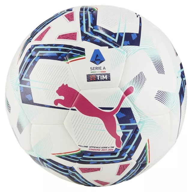 Puma Pallone Calcio Orbita Serie A TIM Hybrid White 23/24 Bianco Misura 5