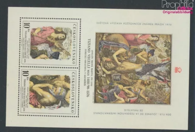 Checoslovaquia Bloque 38 nuevo 1978 exposicion de sellos (8776877