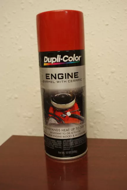 Dupli-Color Ford Red DE1605 Spray Paint Engine enamel w/ceramic High Heat 500°