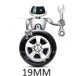 16 x ALURADMUTTERN FÜR MG MGF MGZR M12 x 1,5 19MM LASCHEN SCHRAUBEN STEPPEN [4] 2