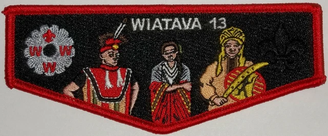 Oa  Wiatava Lodge 13 Bsa Orange County 2017 1/ Ceremony Team Flap Only 100 Made!