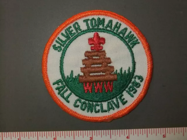 Boy Scout OA 80 Silver Tomahawk Lodge 1983 Event 0758JJ
