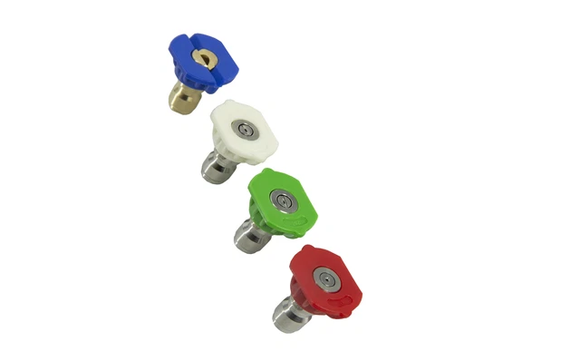 Hyper Tough Replacement Nozzles Fit Most Brand Power Washer, 4 Colors