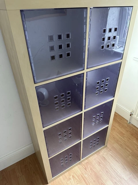 IKEA KALLAX SHELVING Unit Complete With 8 Storage Boxes 43 99 ikea-kallax-shelving-unit-complete-with-8-storage-boxes-43-99