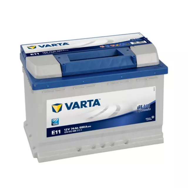 Batterie Varta Blue Dynamic E11 12v 74ah 680A 574 012 068