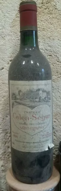 SAINT ESTEPHE - Château Calon Ségur 1990 Millésime exceptionnel GRAND CRU CLASSE