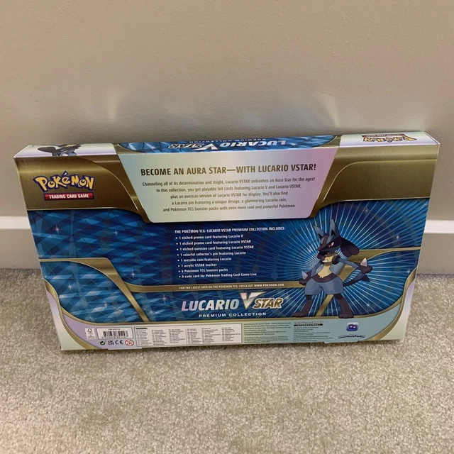 POKEMON TRADING CARD Game Lucario VSTAR Premium Collection Box Set NEW