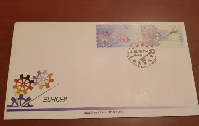 2006 Armenia Armenian Fdc First Day Cover Namakanish Europa Stamp Railroad