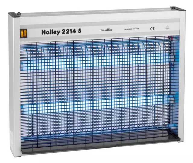 Halley Fliegenvernichter Modell 2214-S - 2 x 20 W elektrische Fliegenfalle