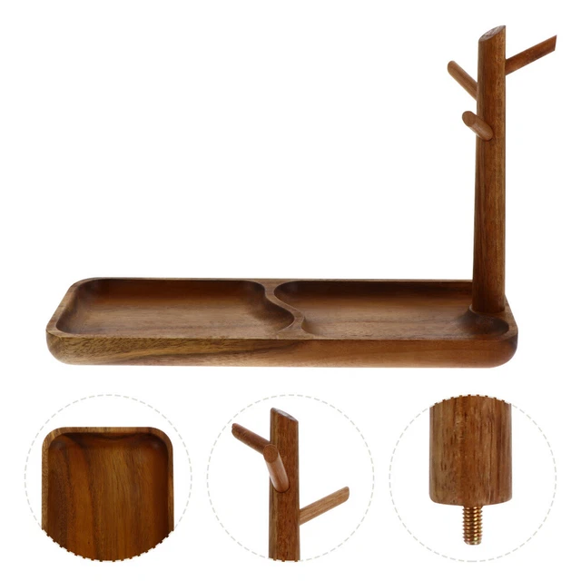 Portagioie in legno massello legno portachiavi portachiavi