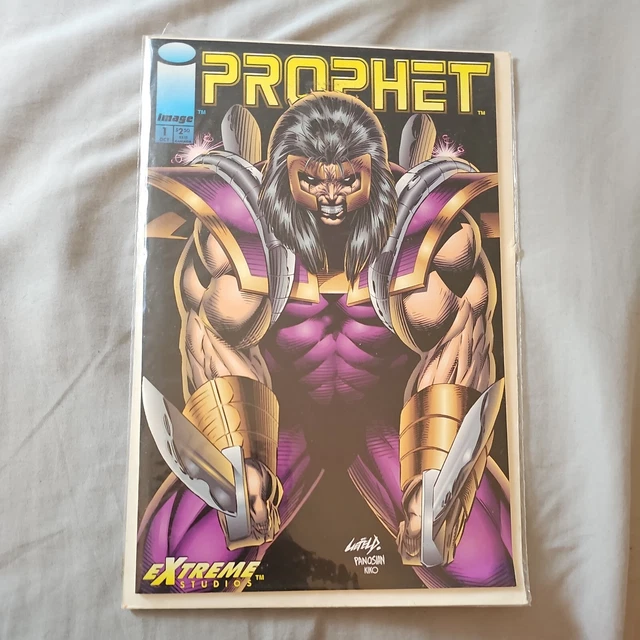 Prophet 1 1St Solo Series Gold Foil Rob Liefeld 1993 Image Comics Vf+/Nm Variant