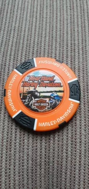 "1 originaler Harley Davidson Pokerchips " Burlington Iowa"