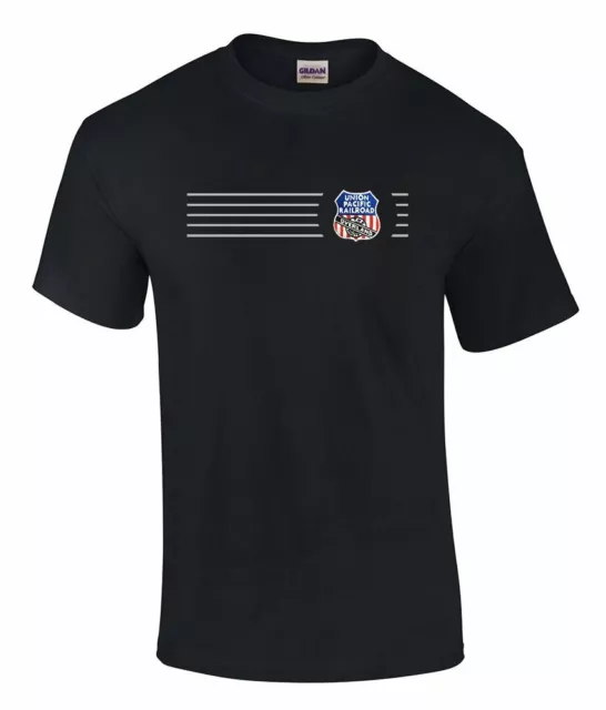 Union Pacific Overland Route Embroidered Logo Tee [tee123]