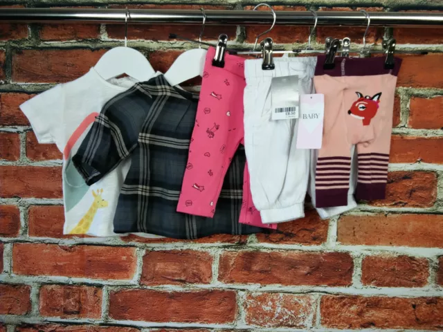 Bnwt Baby Bundle Age 3-6 Mths M&S Next Primark Zara Fox Tops Trousers 68Cm