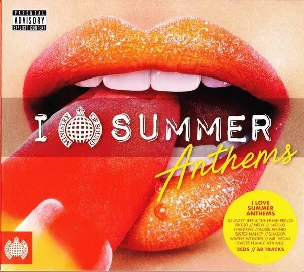 I Love Summer Anthems CD (2019) SEALED 3 Disc Box Set Ministry Of Sound Pop R&B