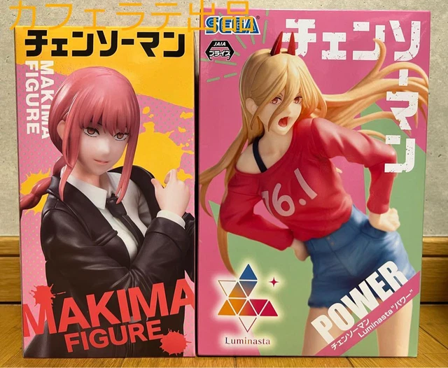 CHAINSAW MAN MAKIMA Power Figure Luminasta TAITO SEGA Prize Set EUR 41