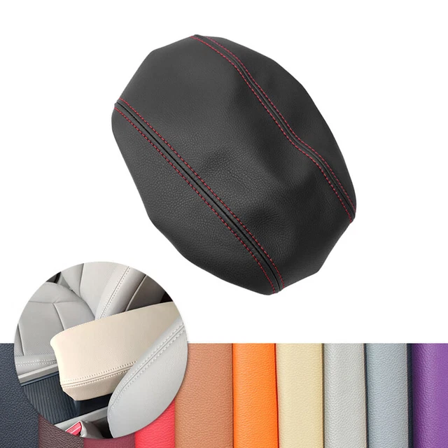 Pieliz Black PU Leather Console Armrest Cover For Honda Civic 2006-2011