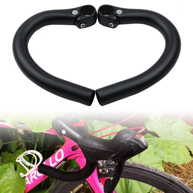 BMX Bikes Carbon Fiber EC90 MTB Road Bike Bent Handlebar Cycling Rest Handlebar