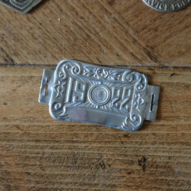 Ancienne plaque vélo 1930 fiscale taxe impôt vélocipèdes bicyclette taxation | eBay