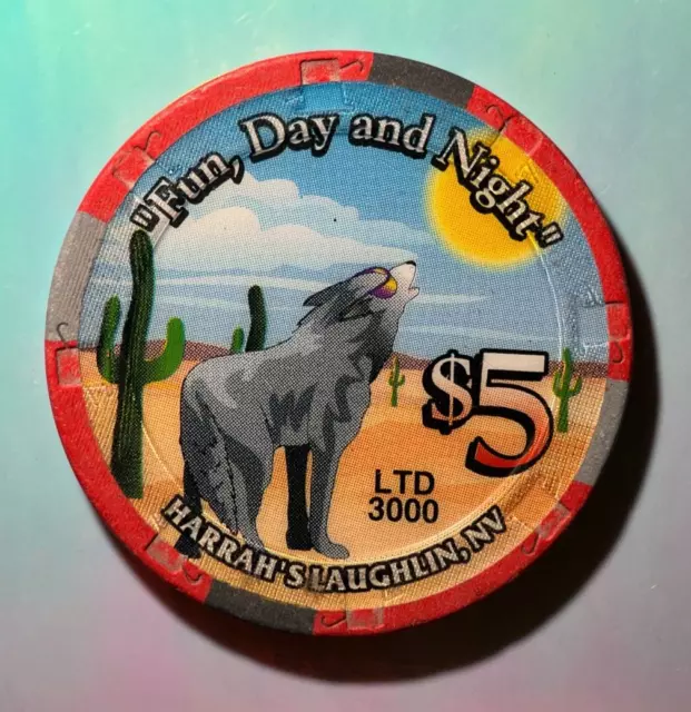 ⚡️❄️ Casino Chip OMG 😳 $5 Harrah's Fun Day and Night Laughlin ⚡️❄️⚡️❄️⚡️