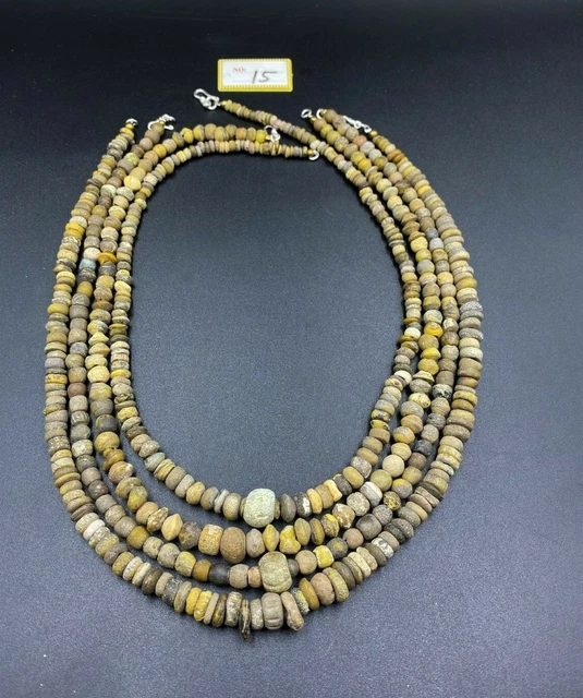 Old Beads Ancient Roman Glass Antiquities Jewelry Necklace 3