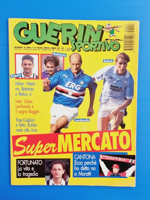 Revue Guerin Sportivo 41-1997 – Inzaghi, Del Piero, Baggio, Di Canio – Vintage