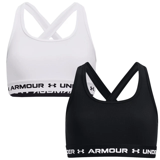2023 Under Armour Junior Bambine Ragazze Crossback SPORTS Bra Leggero Stretch