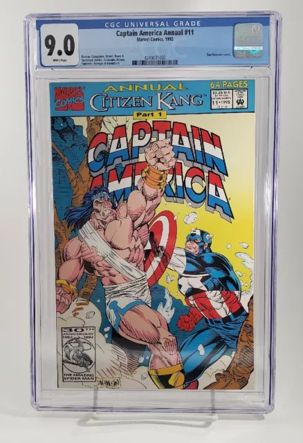 MARVEL COMICS Captain America Annual #11  CGC 9.0 Citizen Kang Part 1