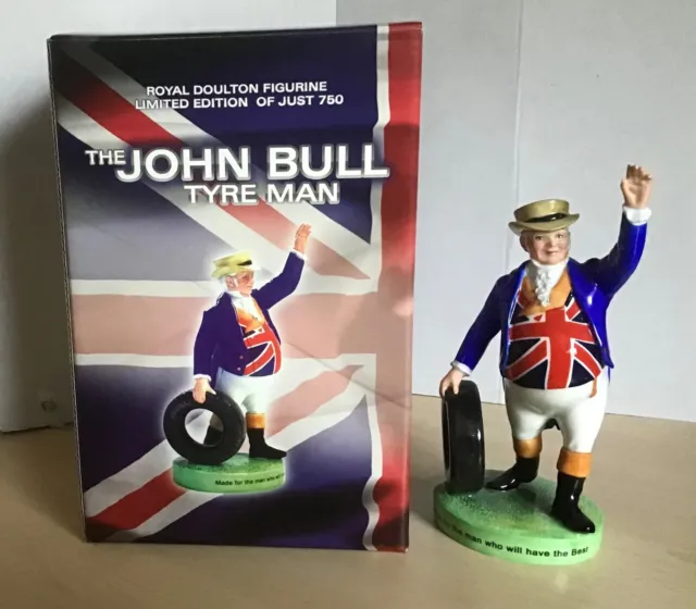 ROYAL DOULTON - John Bull tyre man. (limited edition figurine)