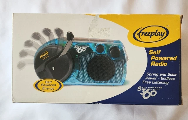 Freeplay S360 Self Powered Energy Clear Radio  EMERGENCY CAMPING