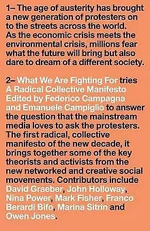 What We Are Fighting For: A Radical Collective Mani... | Buch | Zustand sehr gut