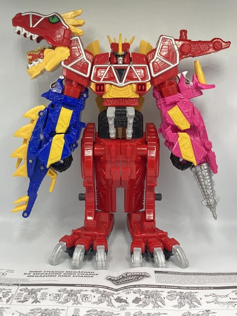 Power Rangers 2015 BANDAI 2015 POWER Rangers DELUXE SUPER CHARGE DINO CHARGE T-REX ...
