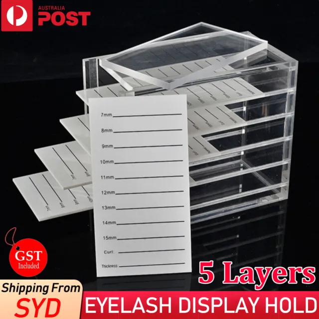 Eyelashes Tray Lash Display Container Eyelash Holder Eyelashes Storage Box AUS
