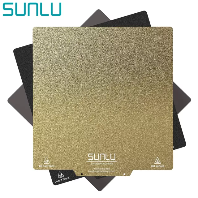 SUNLU 3D Drucker Heizbett PEI Magnetische strukturierte Oberfläche Gefrostete