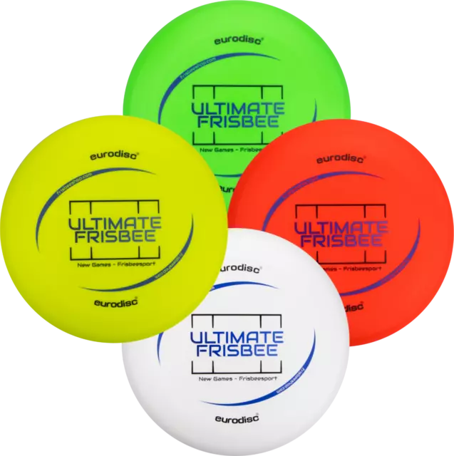 NG - 20x Eurodisc 175g Ultimate Frisbee Wettkampf Scheiben aus BIO-Kunststoff