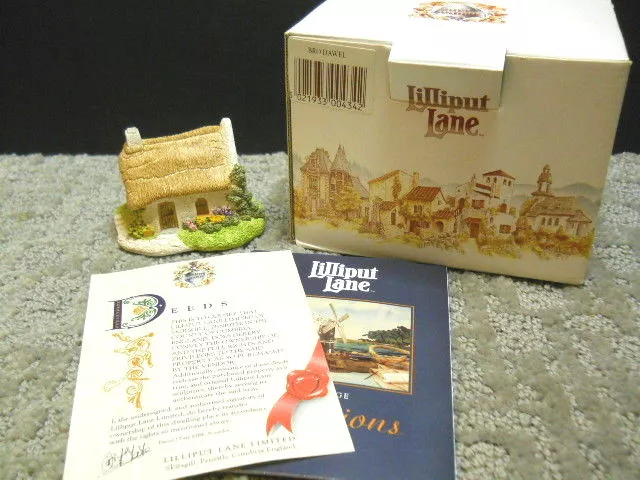 Lilliput Lane Bro Dawel Cottage #434 NIB & Deeds 1991 Welsh Collection Signed