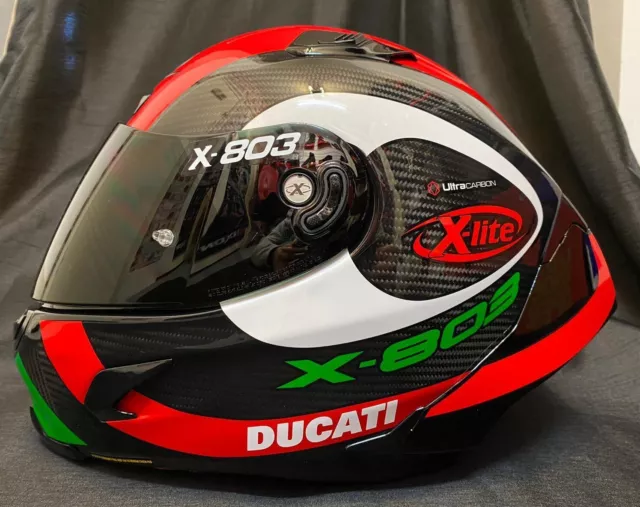 £185 OFF X-Lite X803RS Carbon HATTRICK Ducati KOSTENLOSE Aufkleber Motorradhelm