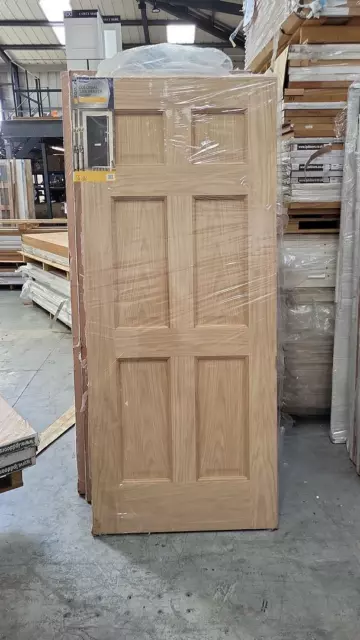 External Oak 6P Colonial Solid Door 3