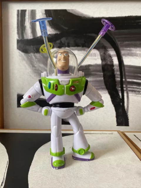 Disney Pixar Toy Story  buzz Lightyear  space ranger 10" spinning light chaser