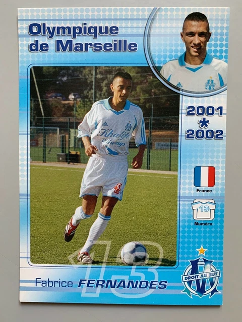 Carte Postale Vintage OM – Cédric Mouret – Olympique De Marseille 1998-1999